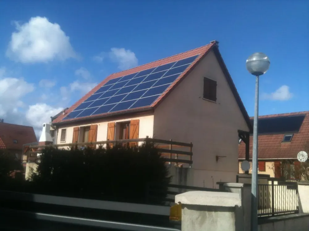 Panneaux solaires à Jarmenil